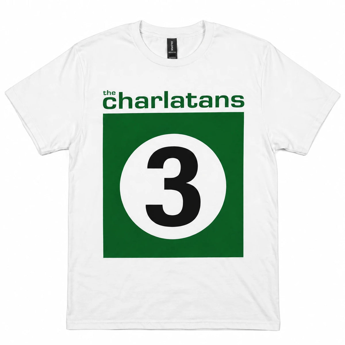 THE CHARLATANS Attractive T-Shirt, 3 Logo