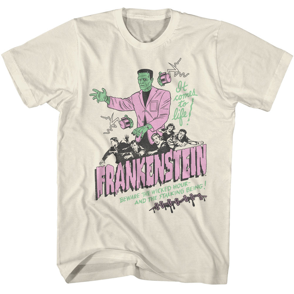 UNIVERSAL MONSTERS Eye-Catching T-Shirt, IT COMES TO LIFE