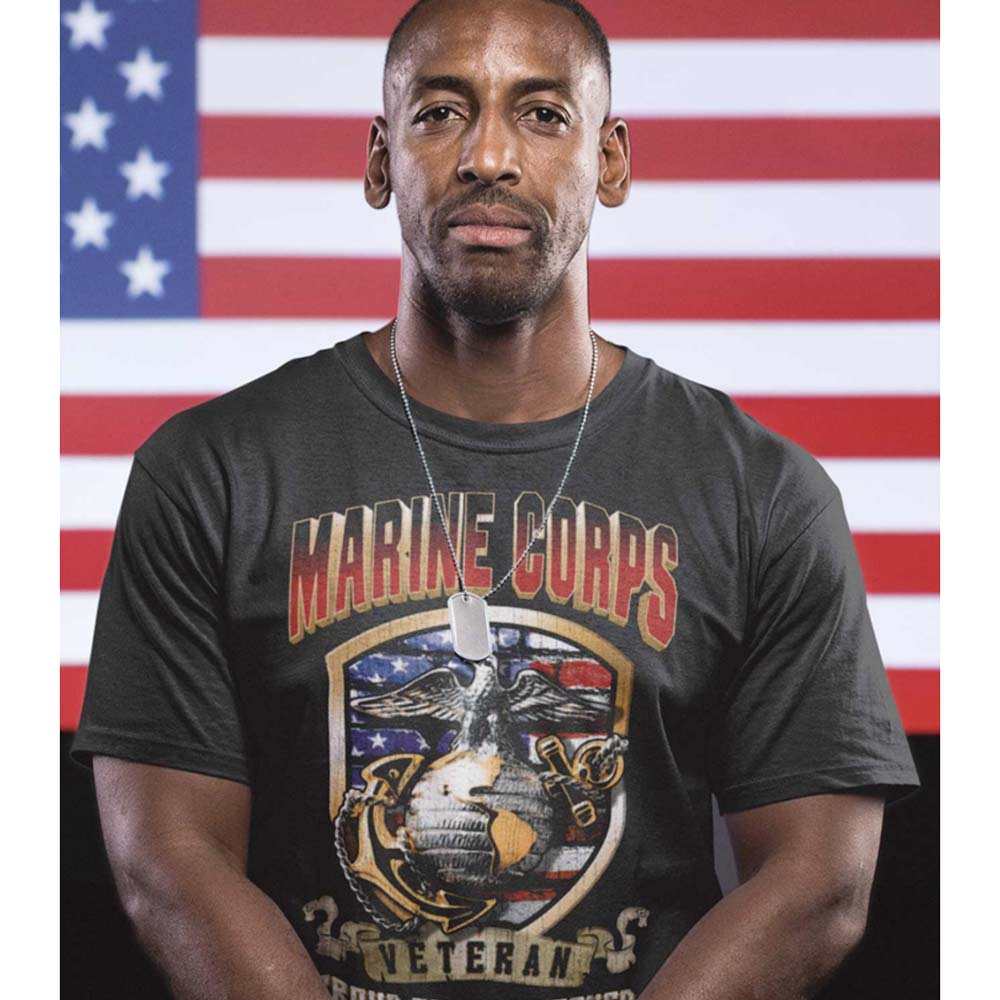 MARINES Eye-Catching T-Shirt, Proud To Have Served