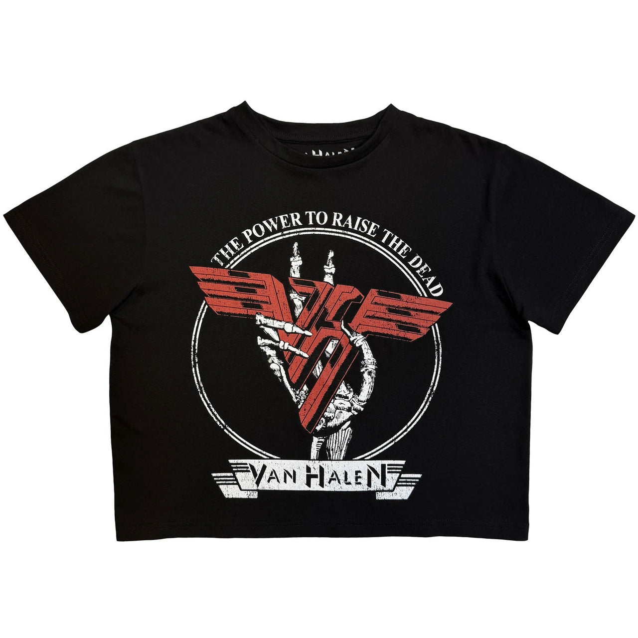 VAN HALEN Attractive Crop Top, The Power To Raise The Dead