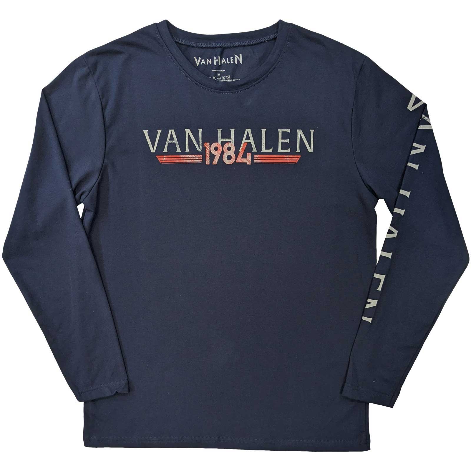 VAN HALEN Attractive Long Sleeve T-Shirt, 84 Tour