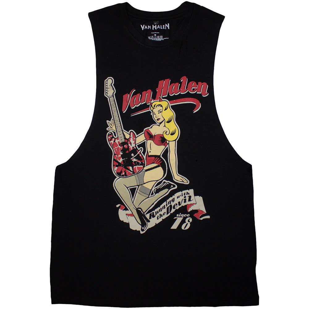 VAN HALEN Tank Top, Running With The Devil