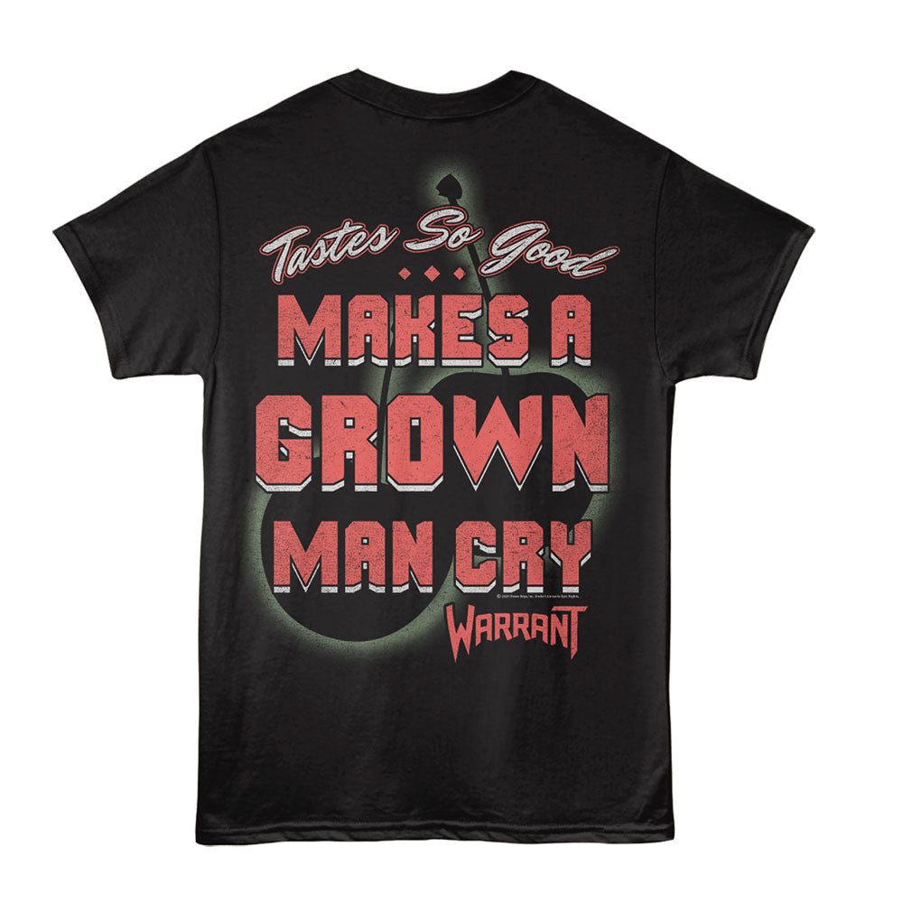 WARRANT Eye-Catching T-Shirt, TASTES SO GOOD LYRICS