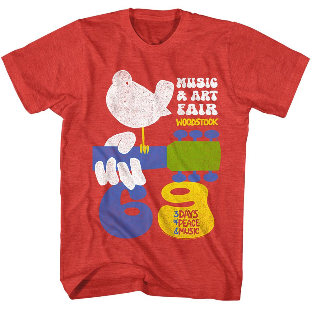 WOODSTOCK Eye-Catching T-Shirt, Music & Art Fair