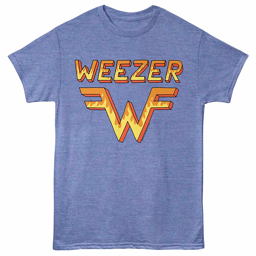 Weezer Flame Logo T-Shirt