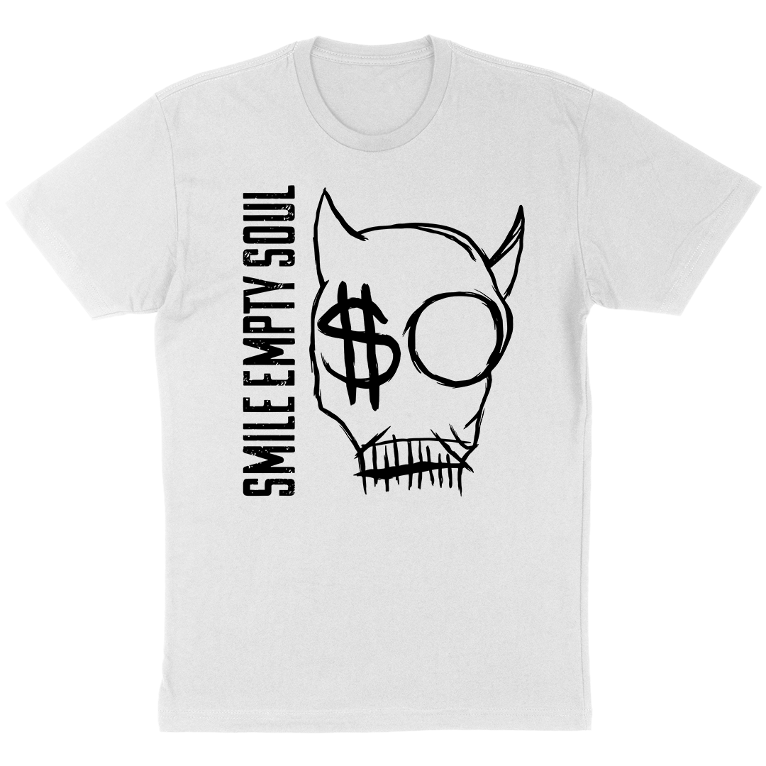 Smile Empty Soul Devil T-Shirt in White