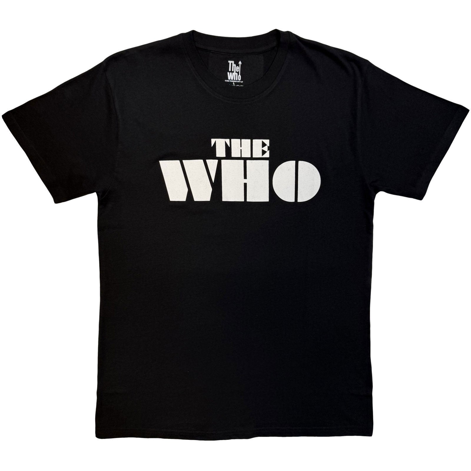 THE WHO Attractive T-Shirt, Block Logo Mono