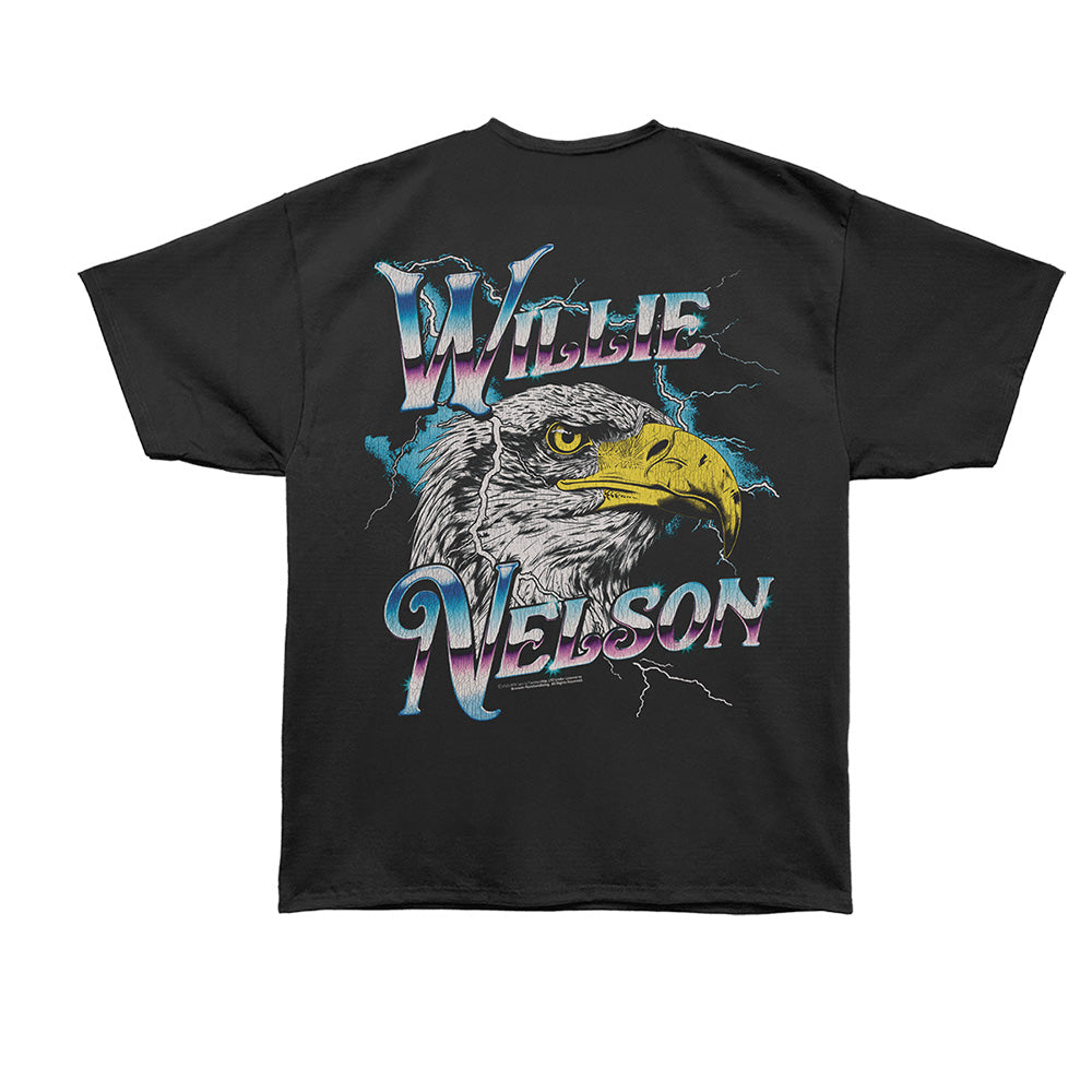 WILLIE NELSON Oversized T-Shirt, EAGLE LIGHTNING