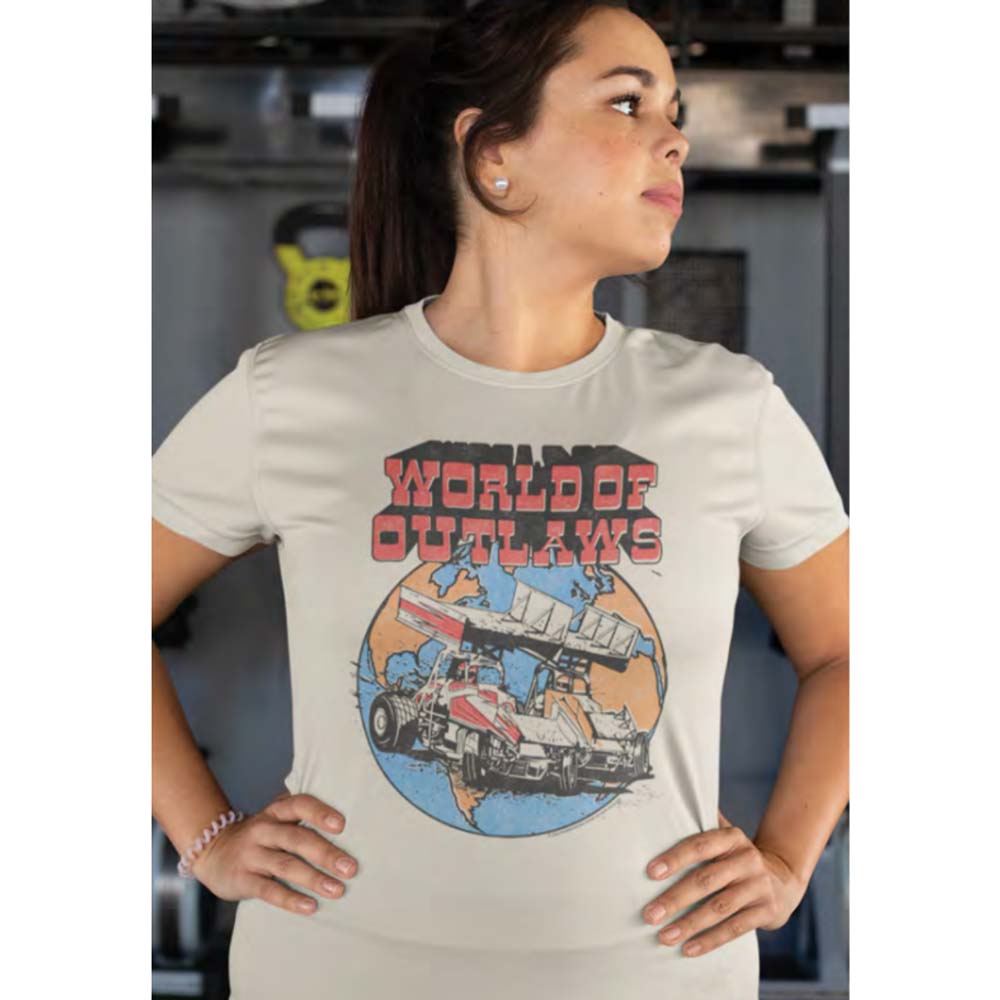 WORLD OF OUTLAWS Eye-Catching T-Shirt, VINTAGE