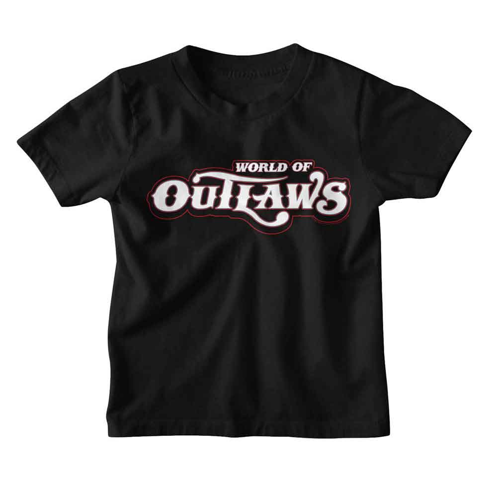 WORLD OF OUTLAWS Kids T-Shirt, LOGO