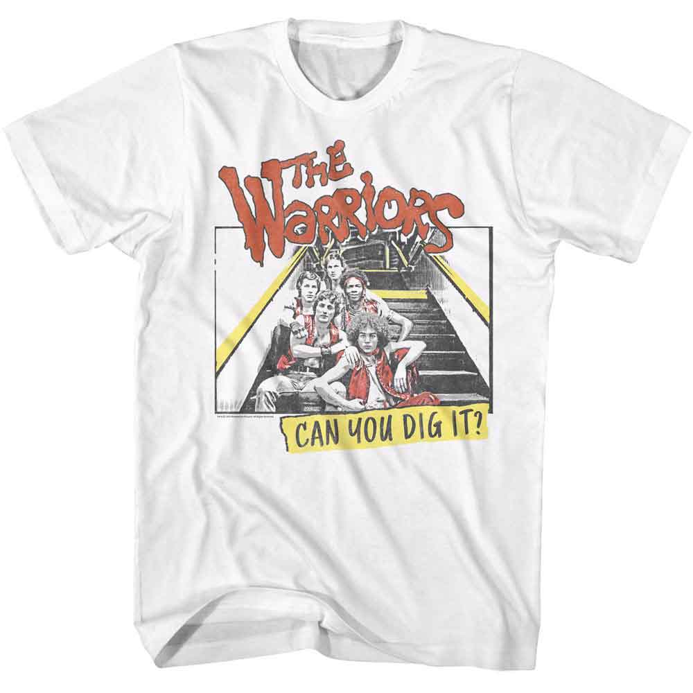 THE WARRIORS Eye-Catching T-Shirt, PRIMARY DIG IT