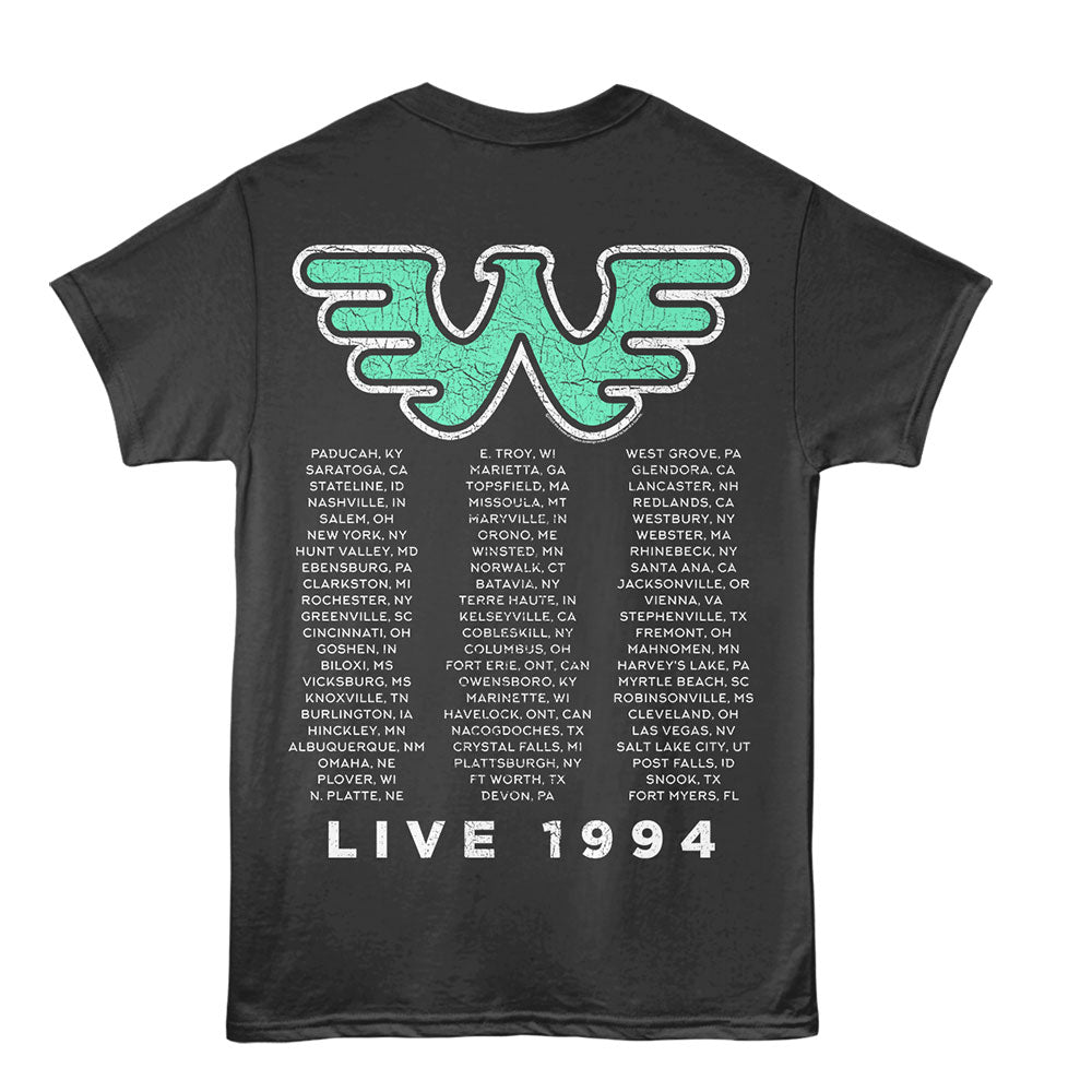 WAYLON JENNINGS Eye-Catching T-Shirt, LIVE 1994