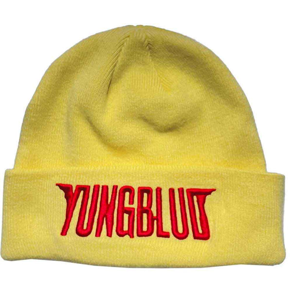 YUNGBLUD Attractive Beanie Hat, Red Logo