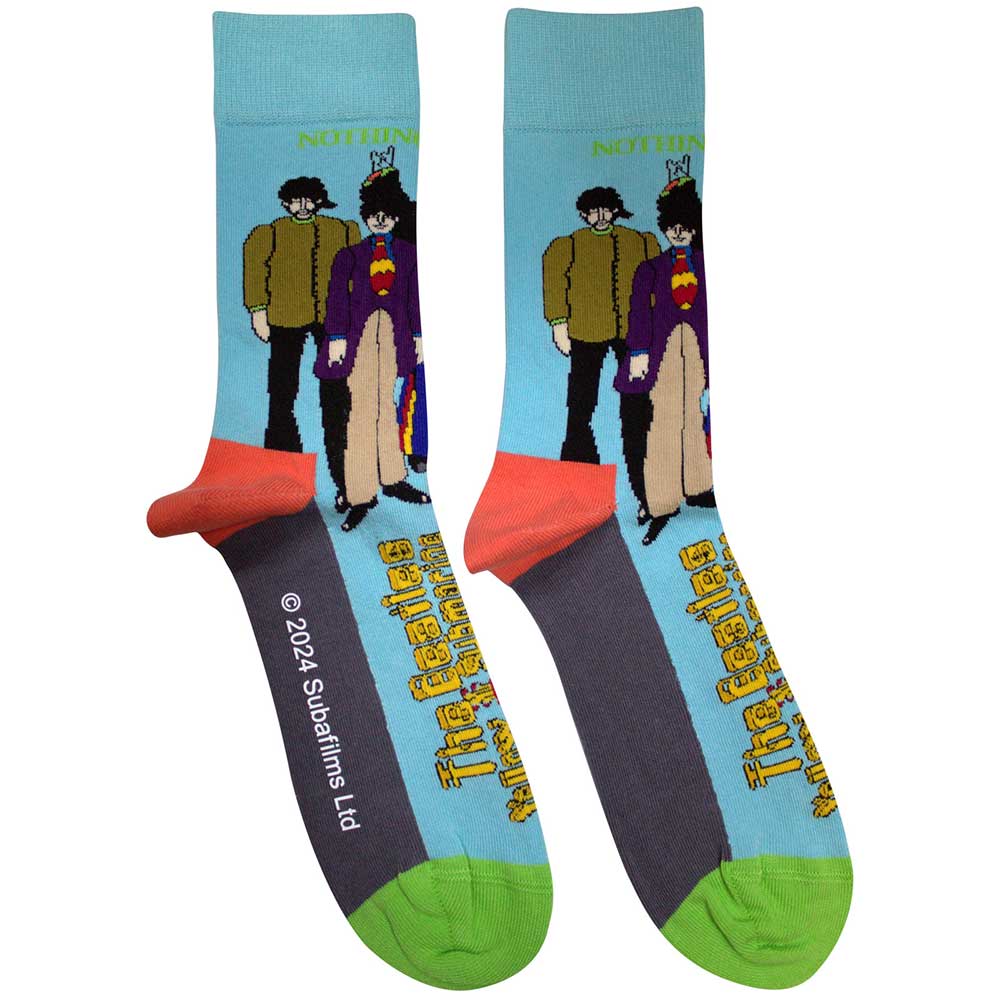 THE BEATLES Unisex Ankle Socks, Sub & Band