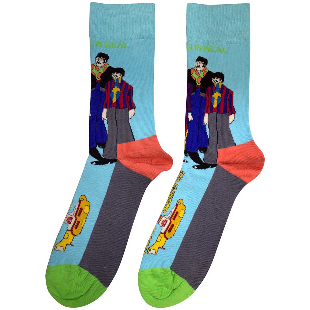 THE BEATLES Unisex Ankle Socks, Sub & Band