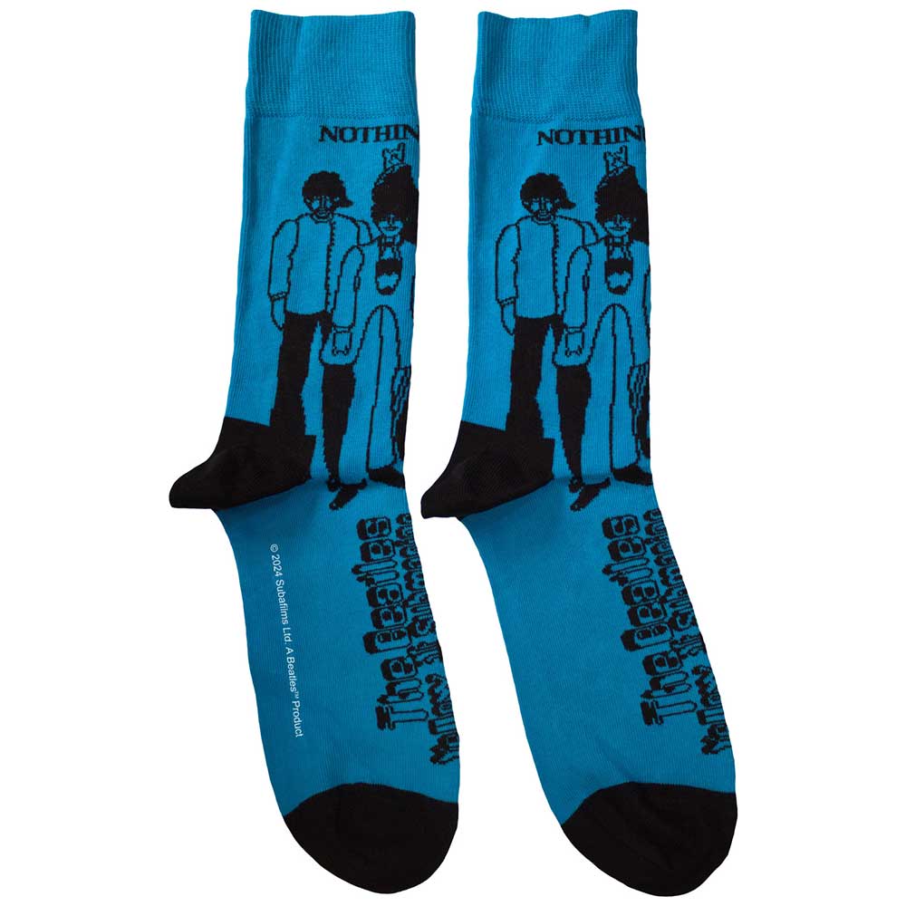 THE BEATLES Unisex Ankle Socks, Sub & Band Outlines