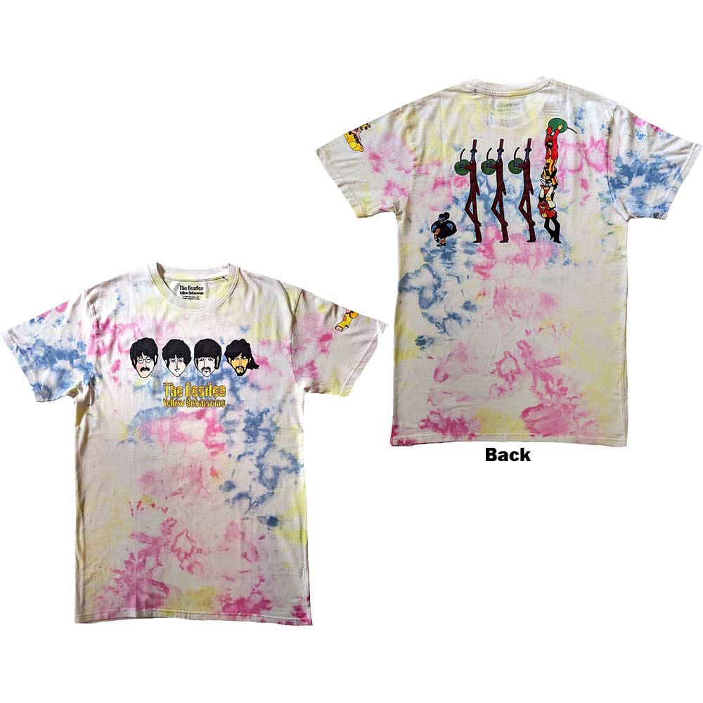 THE BEATLES Attractive T-Shirt, Heads & Apple