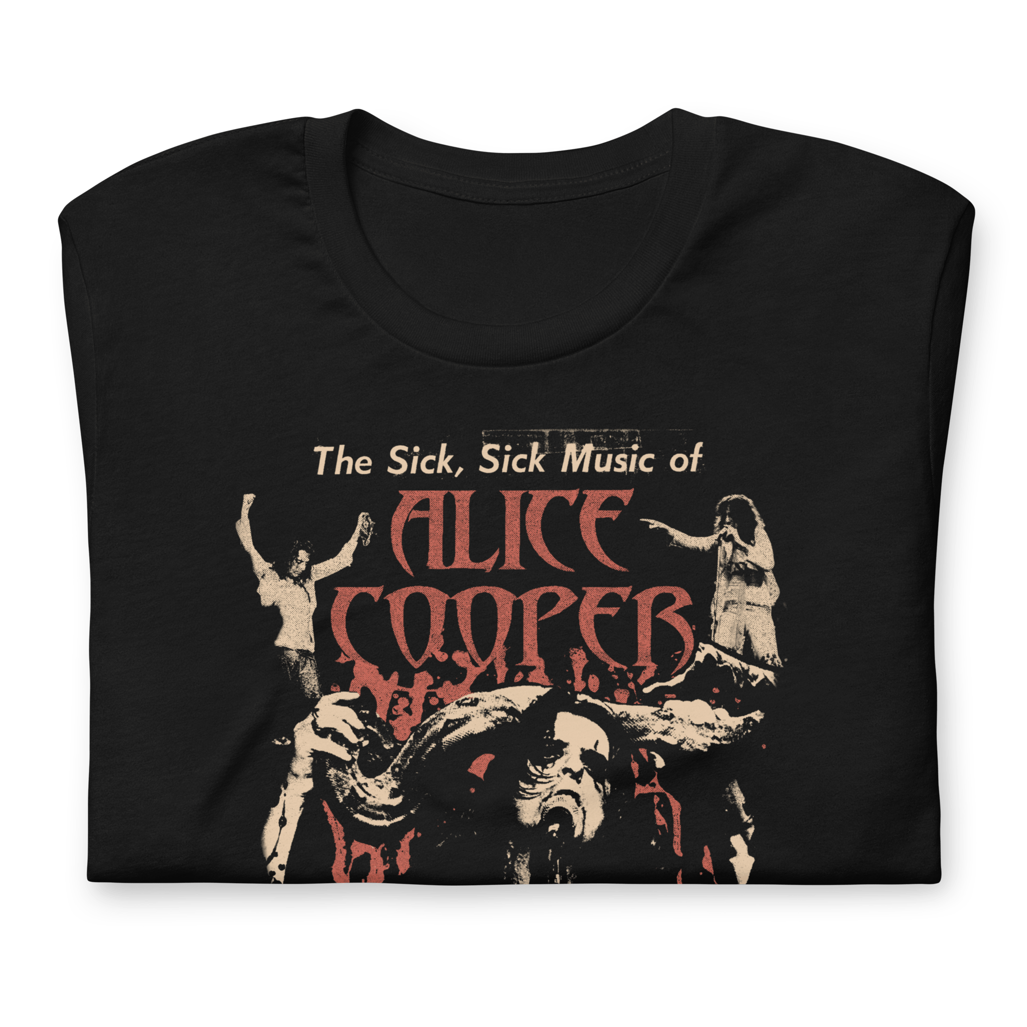 Alice Cooper - Sick Sick Jumbo Print T-Shirt