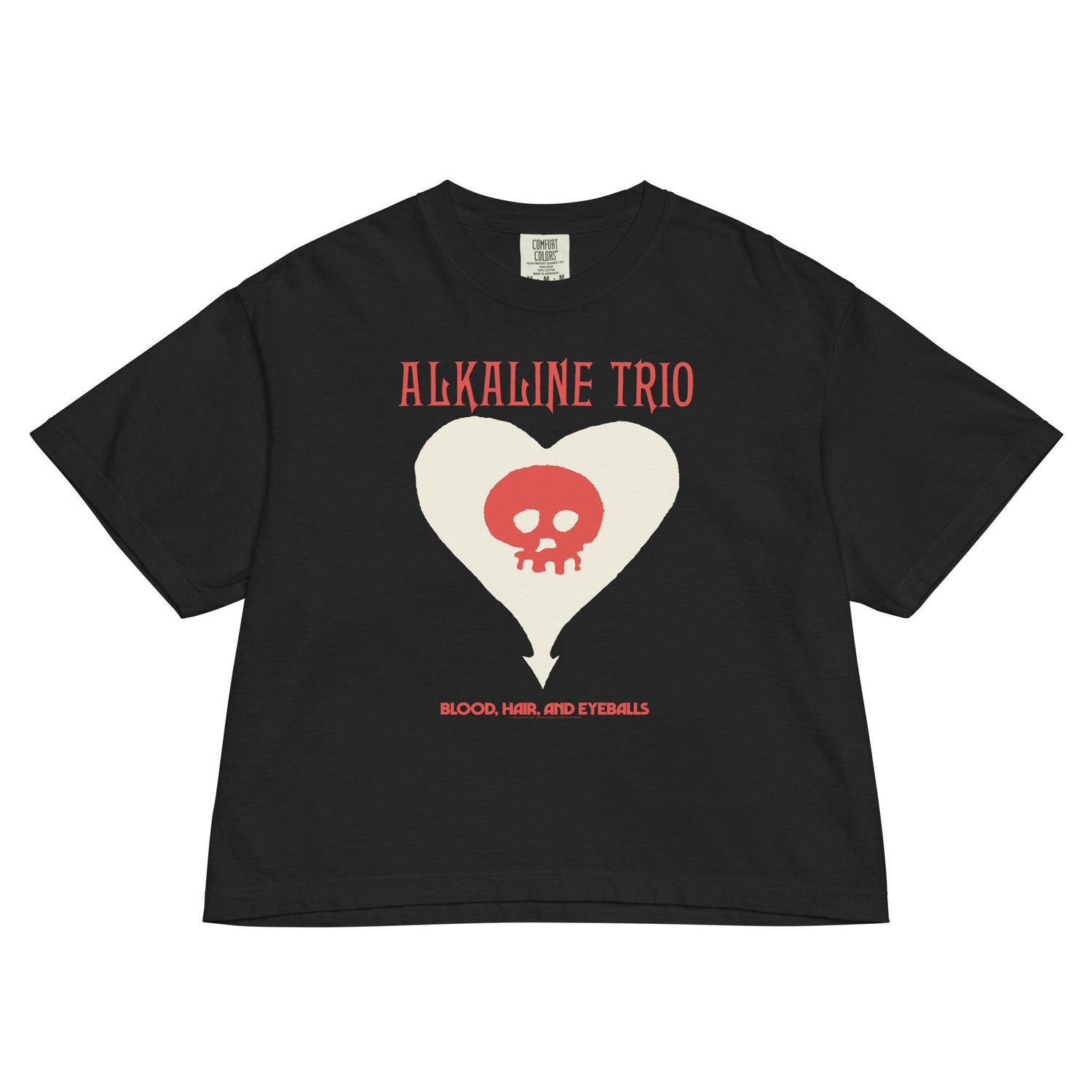 Alkaline Trio Est. 1996 Mineral Wash Womens Crop Top