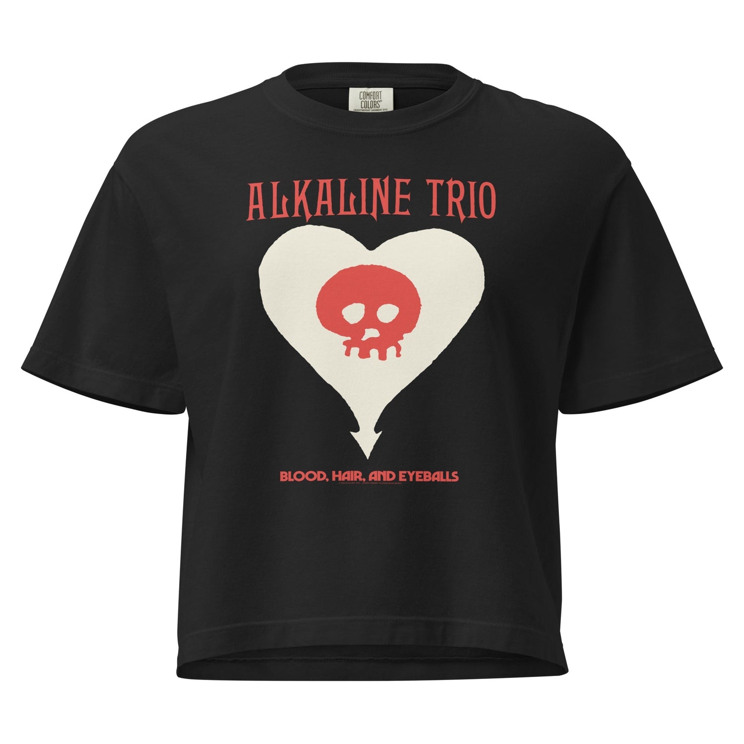 Alkaline Trio Est. 1996 Mineral Wash Womens Crop Top
