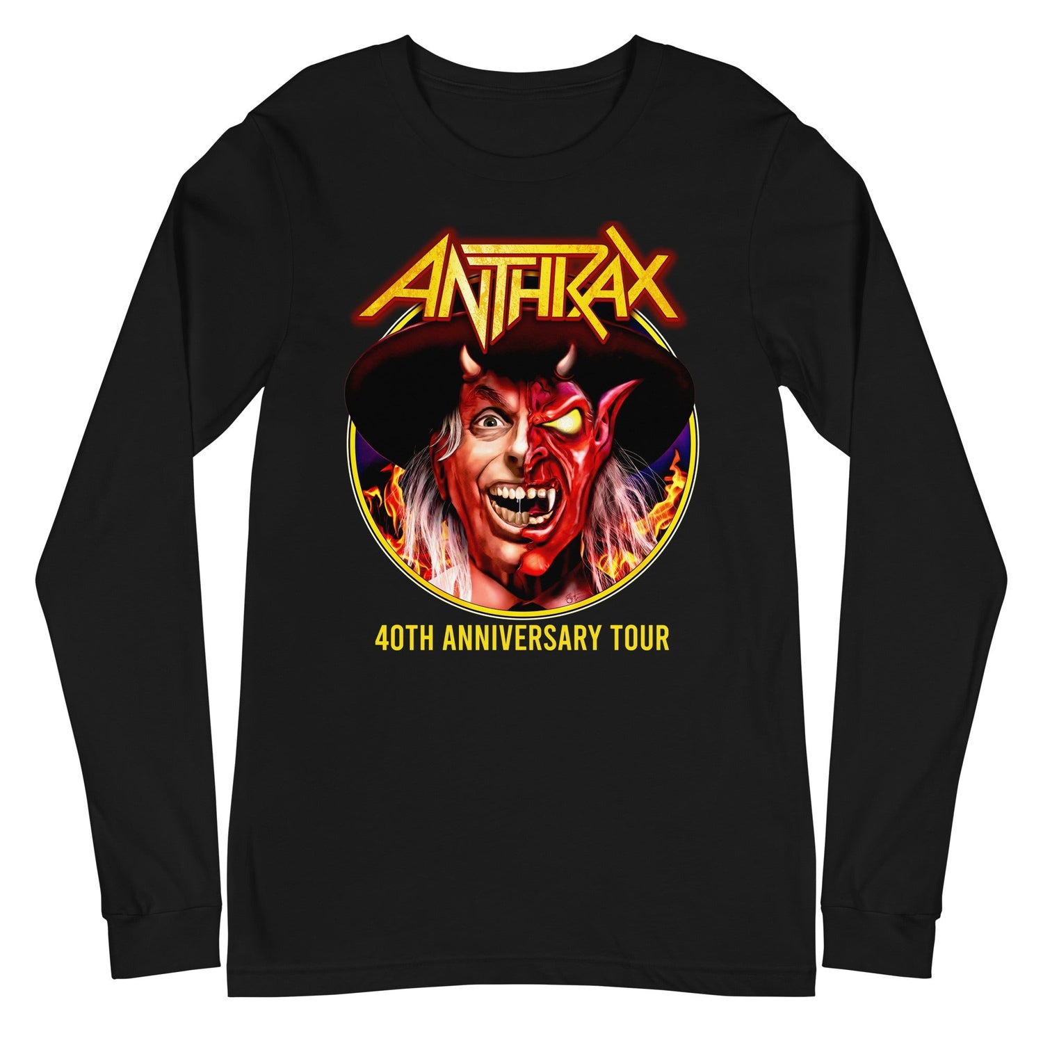 Anthrax - Half Devil Long Sleeve T-Shirt