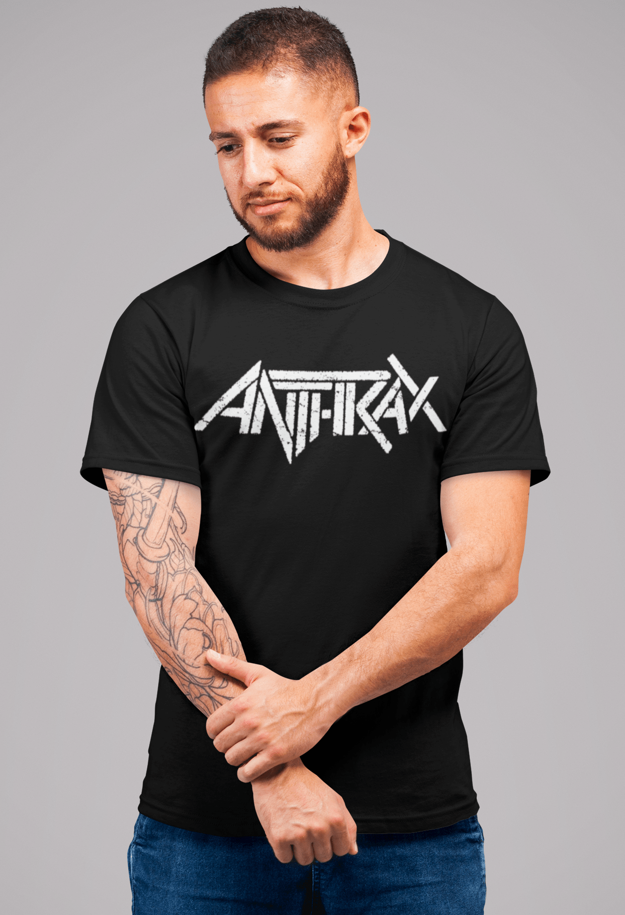 Anthrax - Classic White Logo T-Shirt