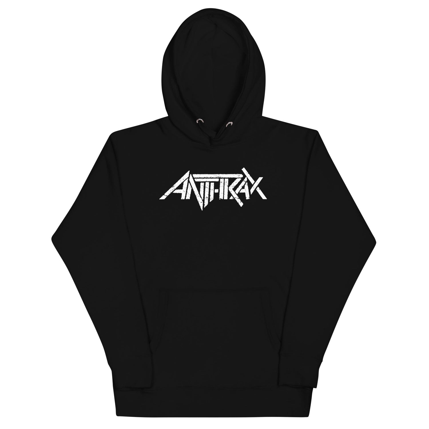 Anthrax - White Core Logo Hoodie