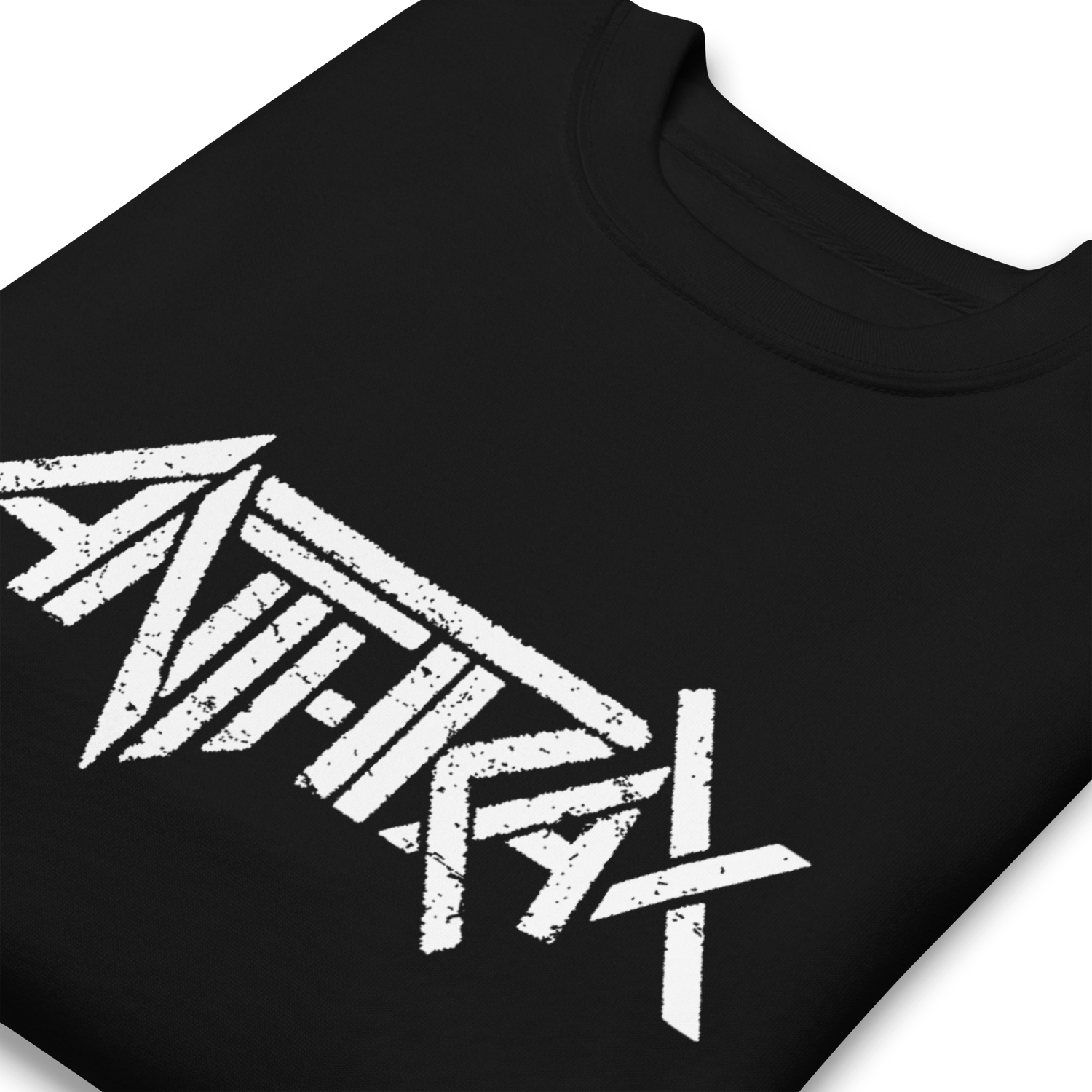 Anthrax - White Core Logo Sweatshirt