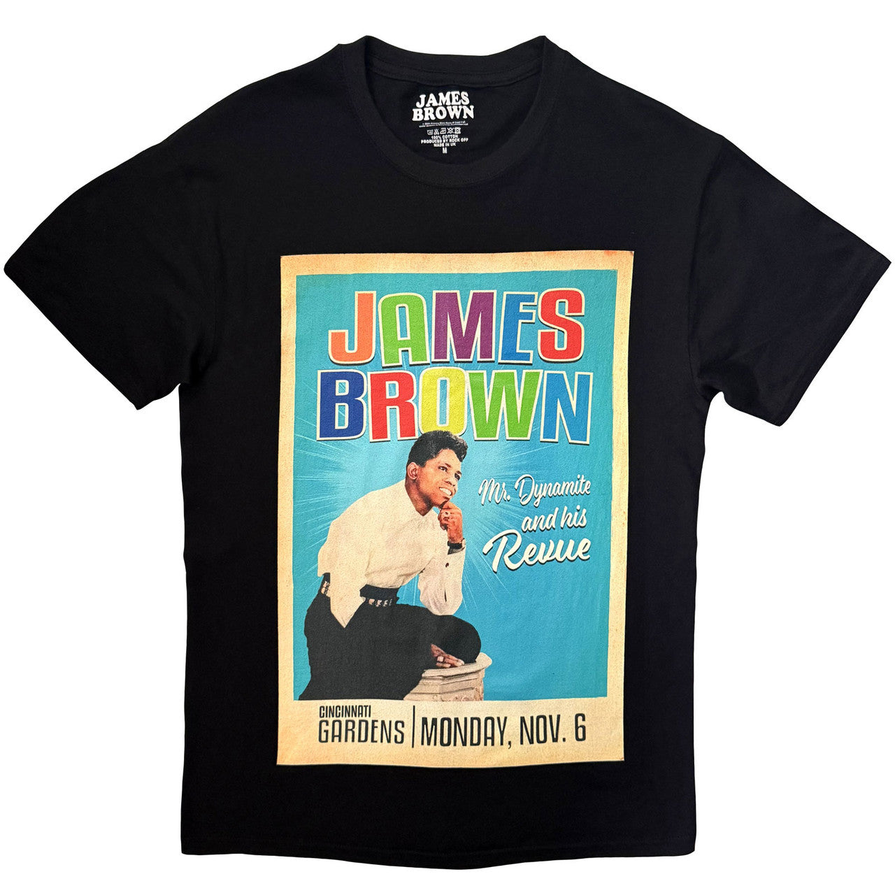 JAMES BROWN Attractive T-Shirt, Mr Dynamite