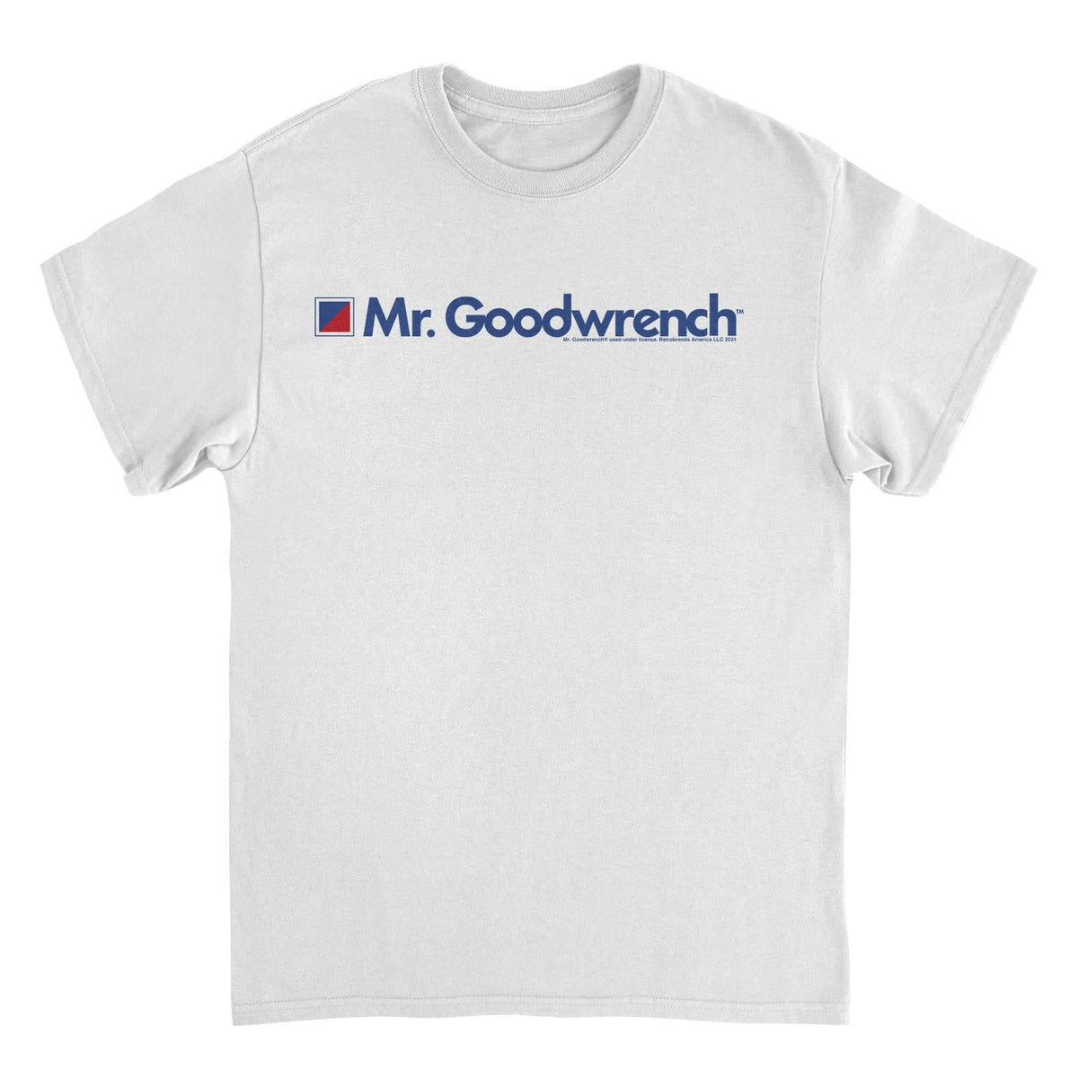 Mr Goodwrench Text Logo Retro Auto White T-Shirt