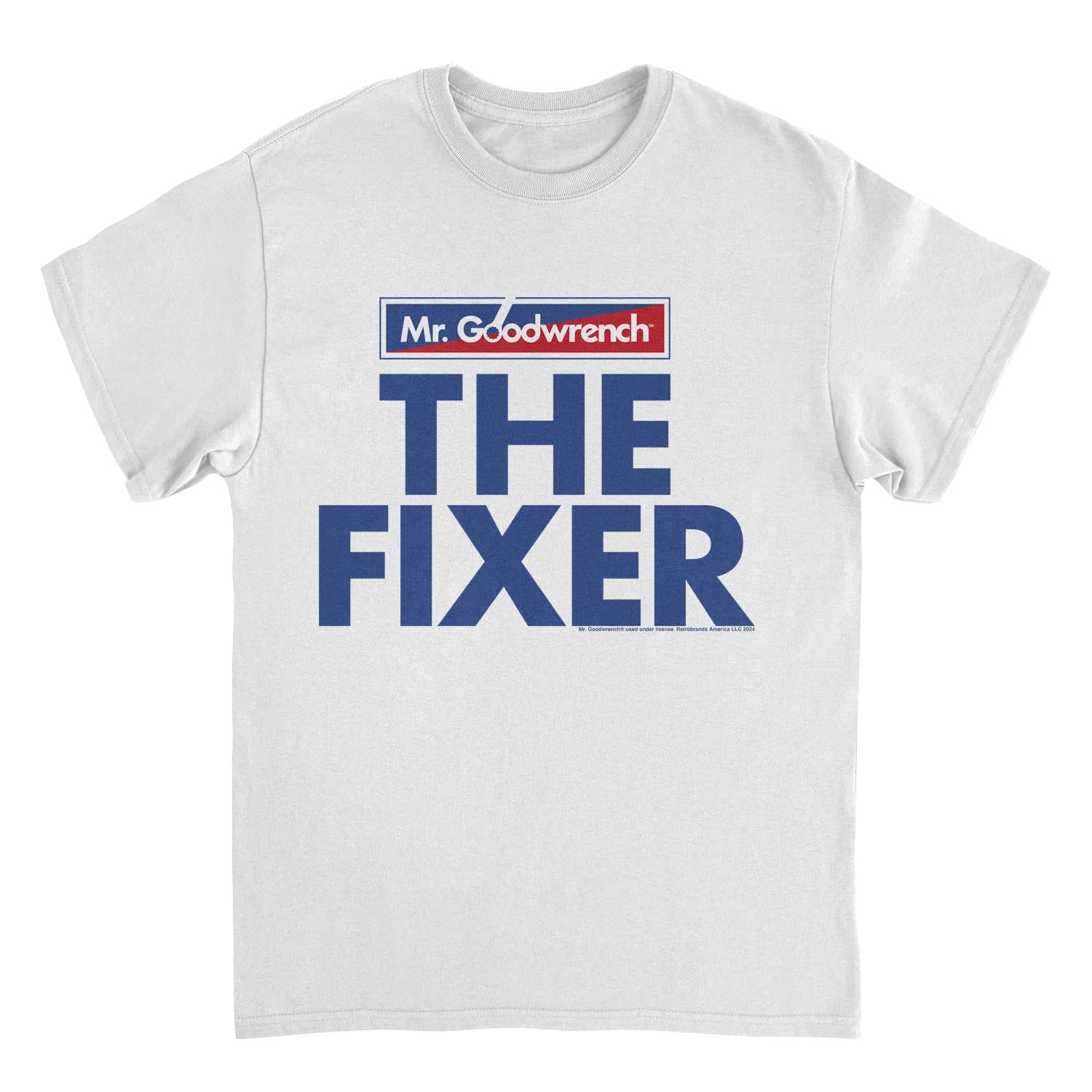 Mr Goodwrench the Fixer Slogan White T-Shirt