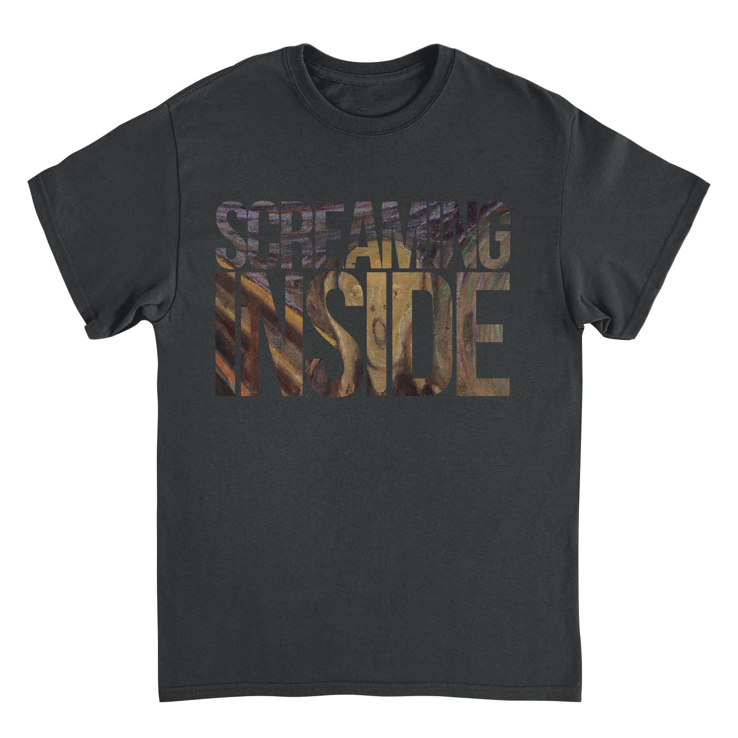 Classic Paintings Screaming Inside Munch Black T-Shirt