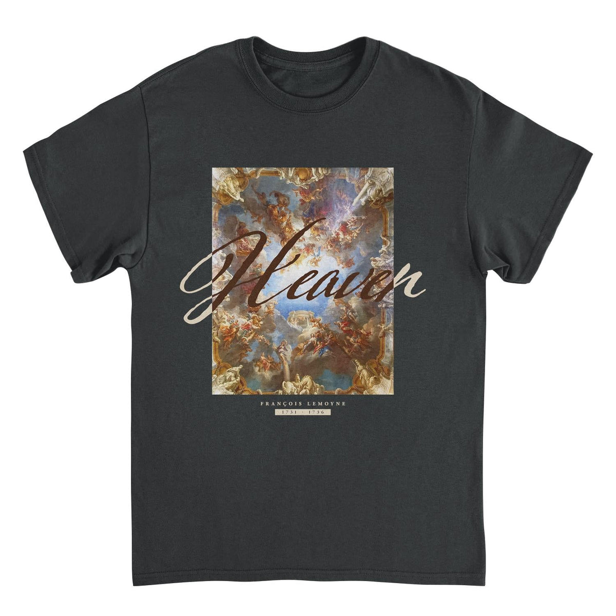 Classic Paintings Heaven Lemoyne Black T-Shirt