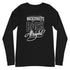 A black long sleeve T-shirt with &