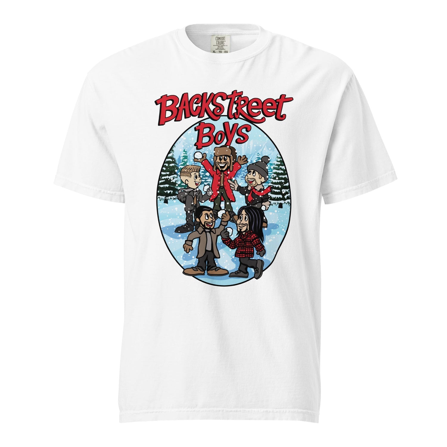 Backstreet Boys A Very Backstreet Christmas Mineral Wash T-Shirt