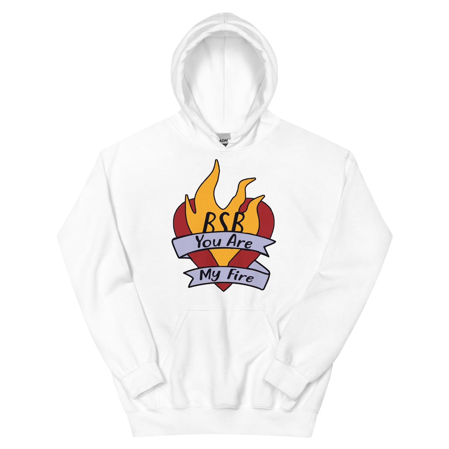 Backstreet Boys Hand Sketched Fire Hoodie