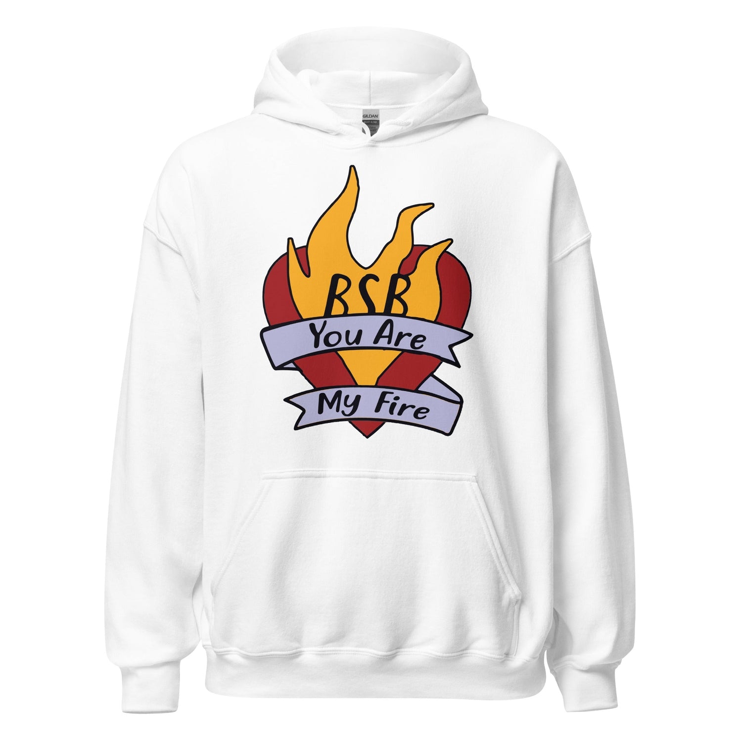 Backstreet Boys Hand Sketched Fire Hoodie