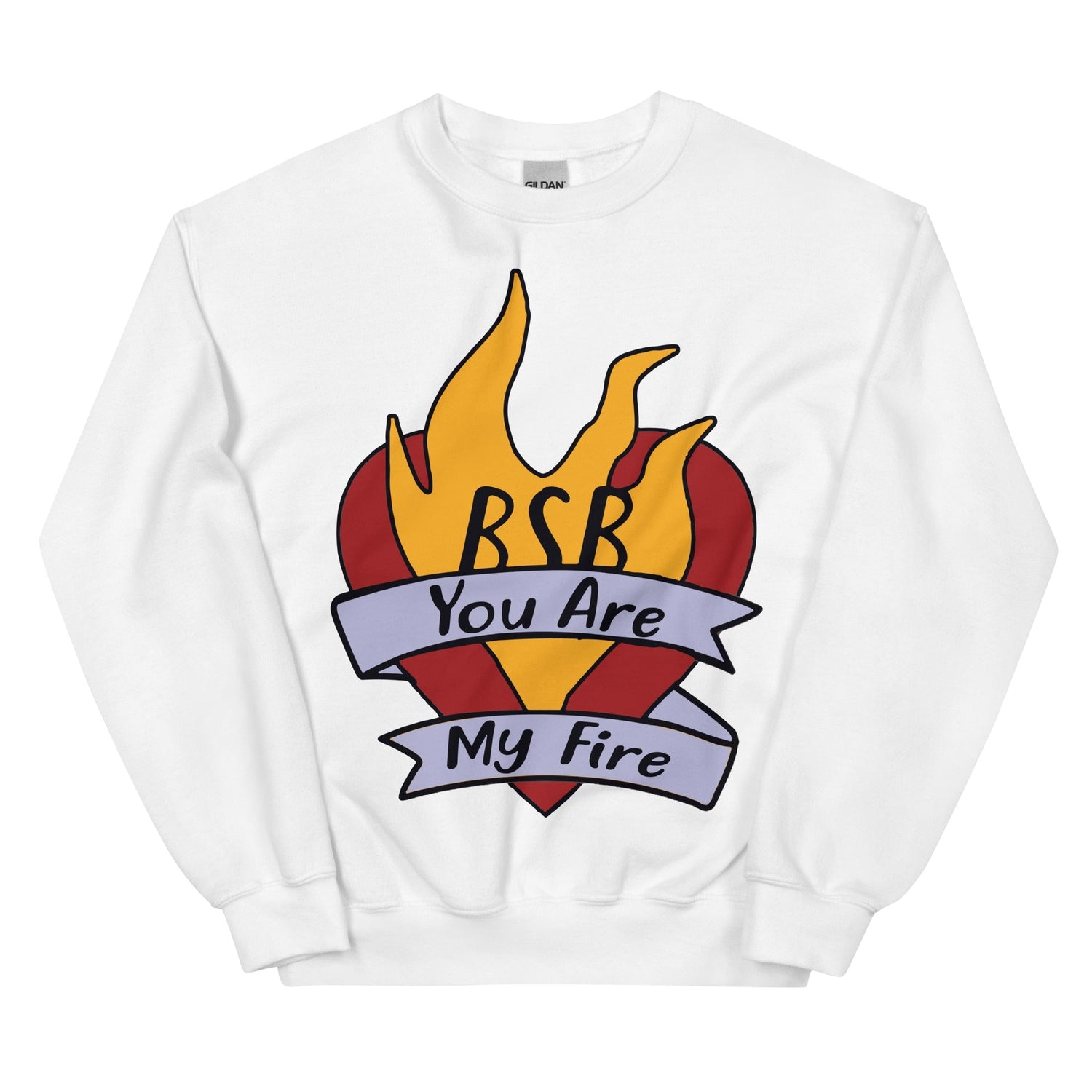 Backstreet Boys Hand Sketched Fire Sweatshirt