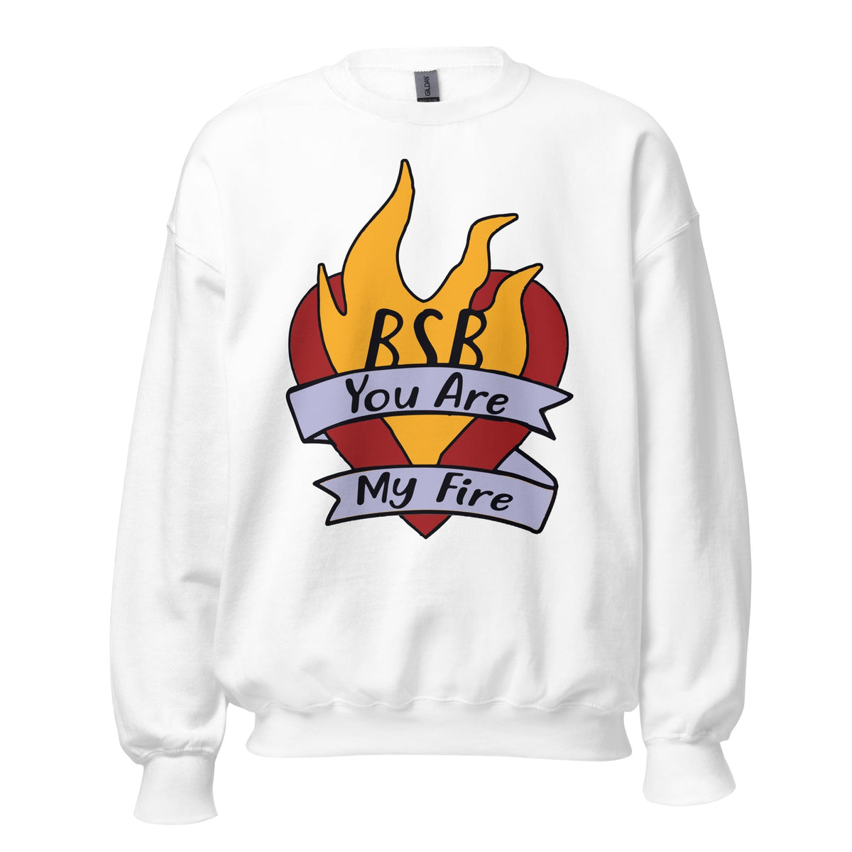 Backstreet Boys Hand Sketched Fire Sweatshirt