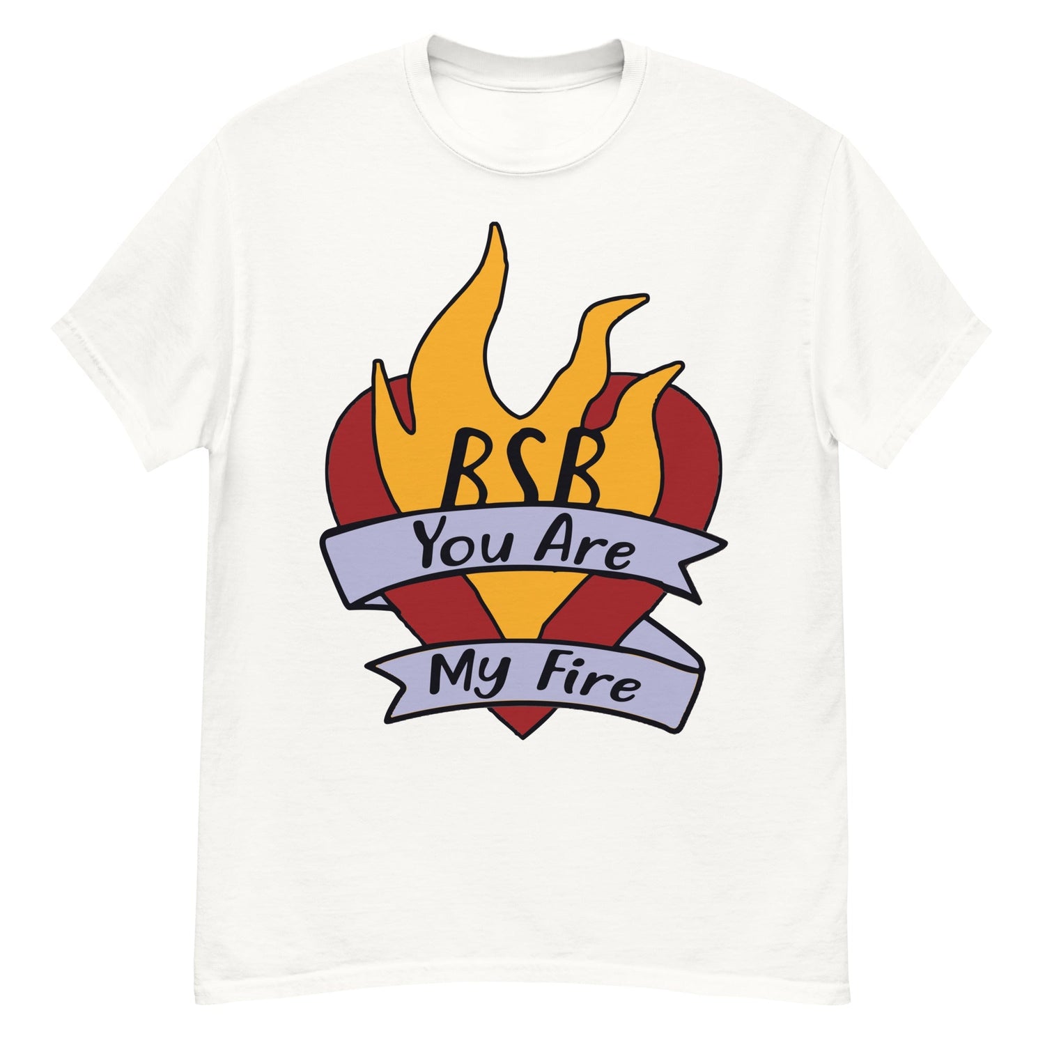 Backstreet Boys Hand Sketched Fire T-Shirt