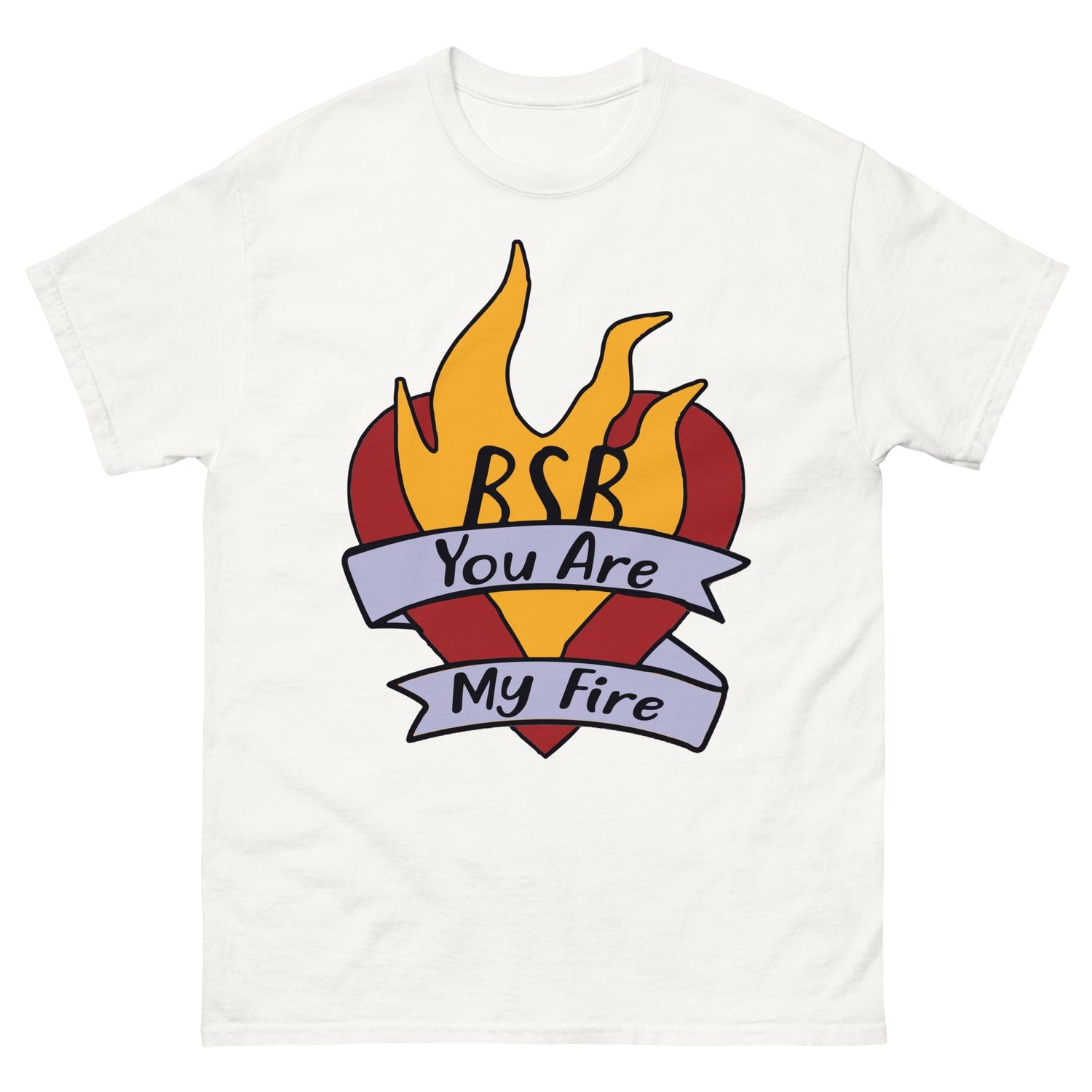 Backstreet Boys Hand Sketched Fire T-Shirt