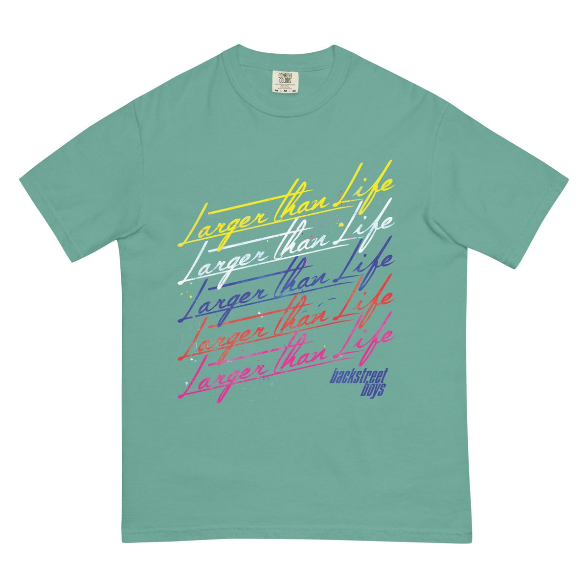 Backstreet Boys Larger Than Life Mineral Wash T-Shirt