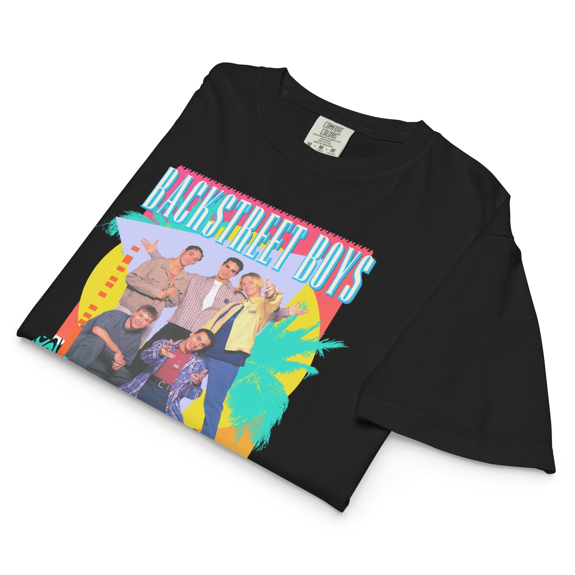 Backstreet Boys Cancun 2024 Mineral Wash Womens Crop Top