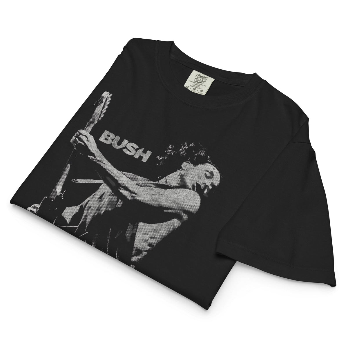 Bush Gavin Live On Stage Mineral Wash Womens Crop Top