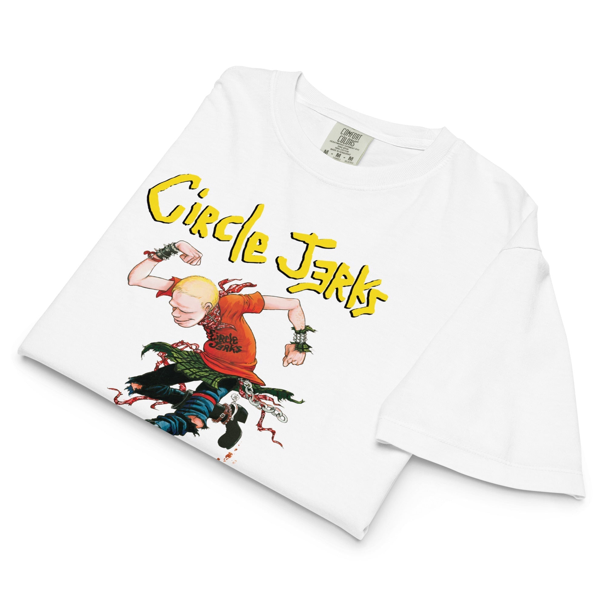Circle Jerks Kick It Mineral Wash Womens Crop Top