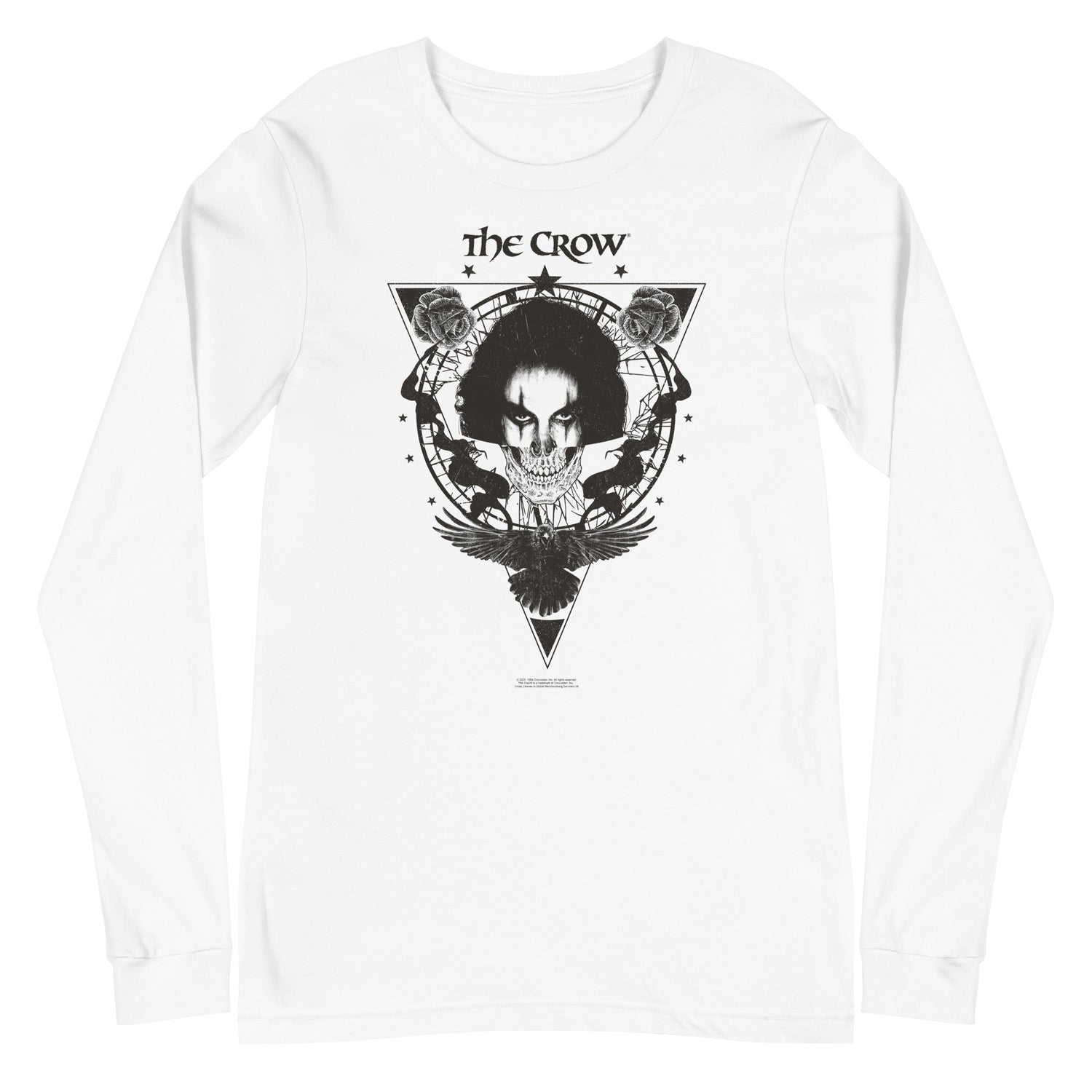 The Crow - Badge Emblem Long Sleeve T-Shirt