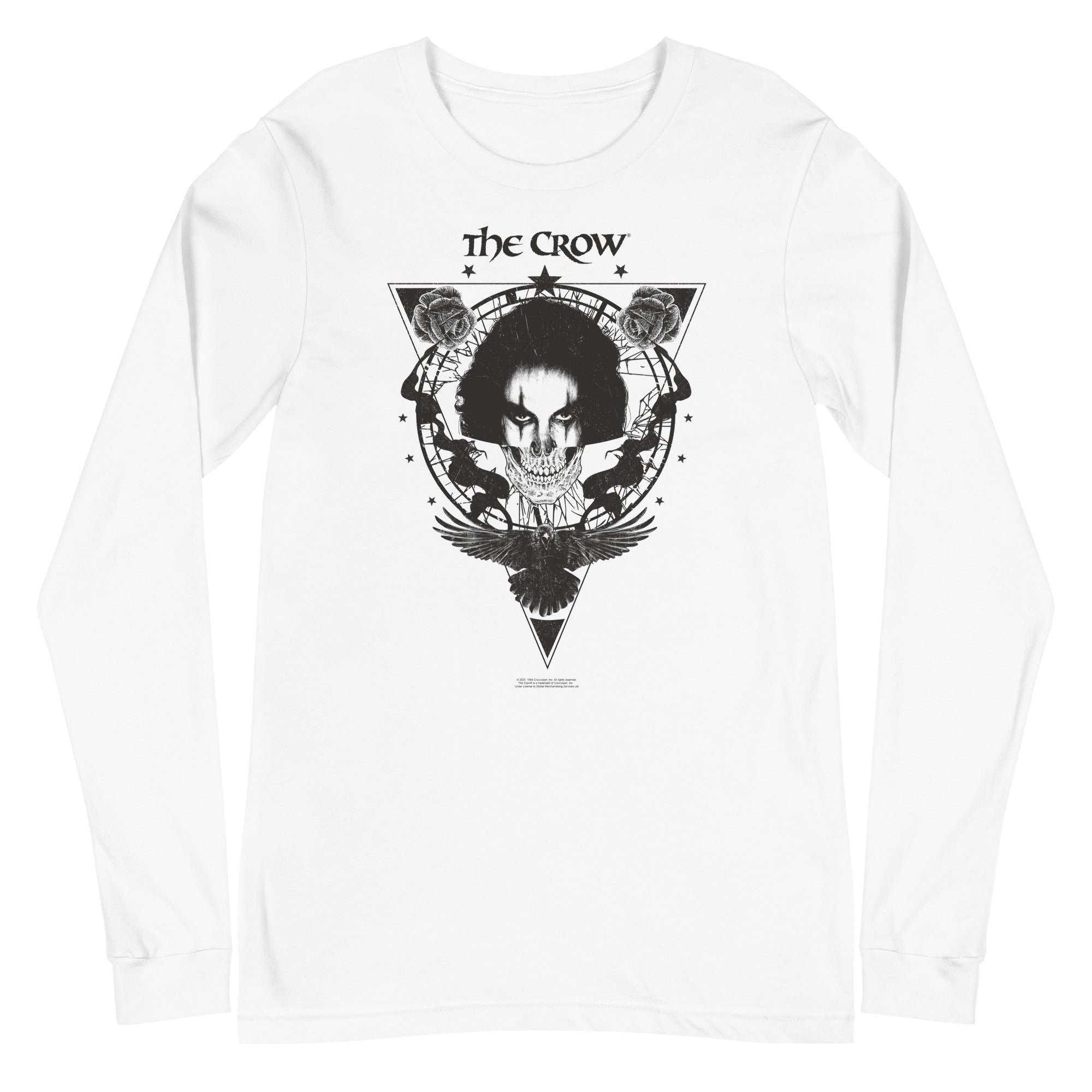 The Crow - Badge Emblem Long Sleeve T-Shirt