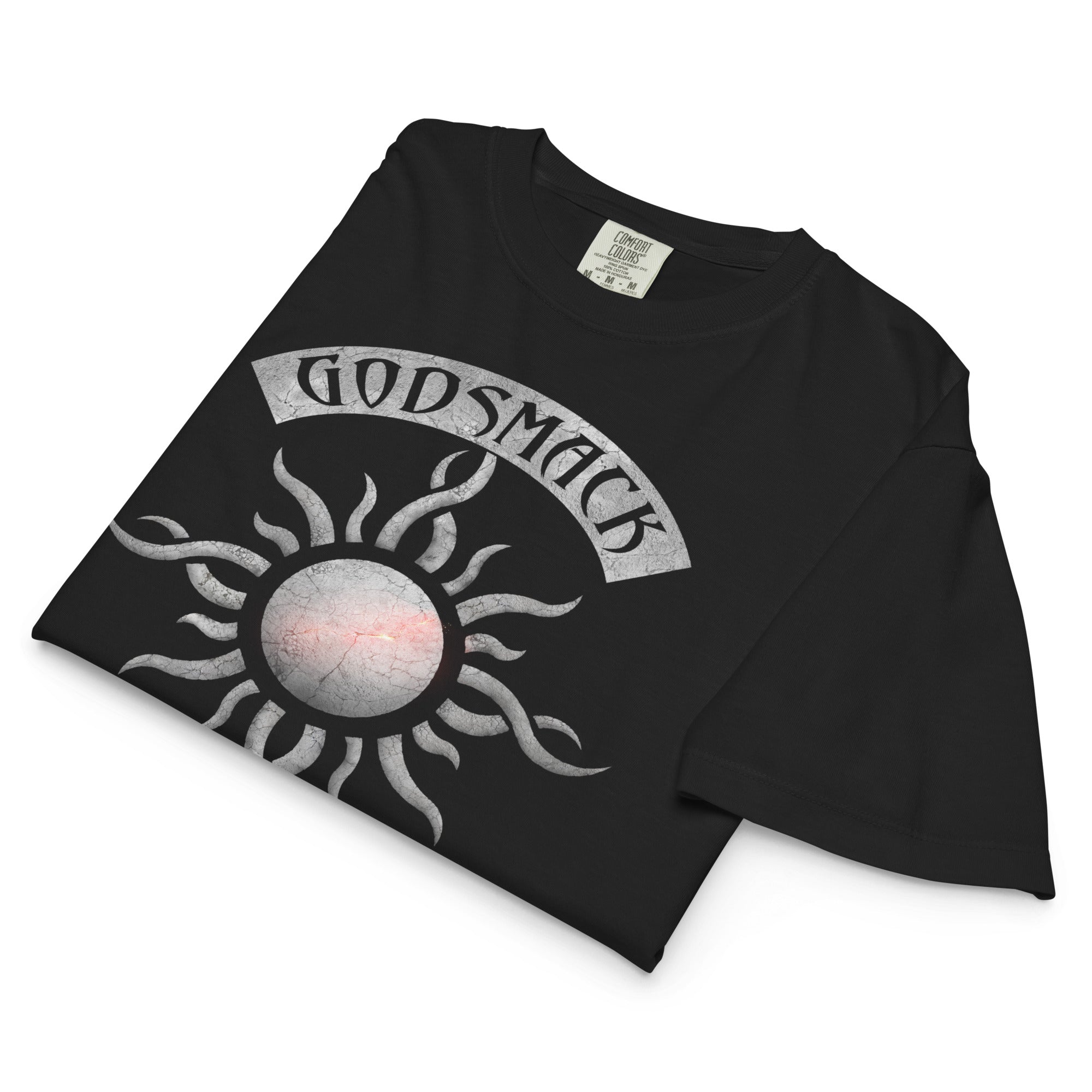 Godsmack Est 1995 Mineral Wash Womens Crop Top