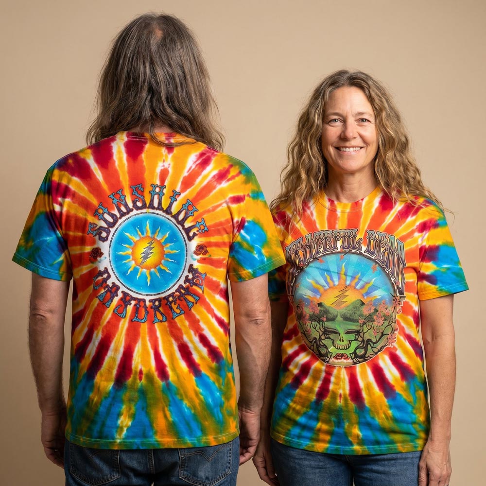 GRATEFUL DEAD Tie Dye T-Shirt, Sunrise