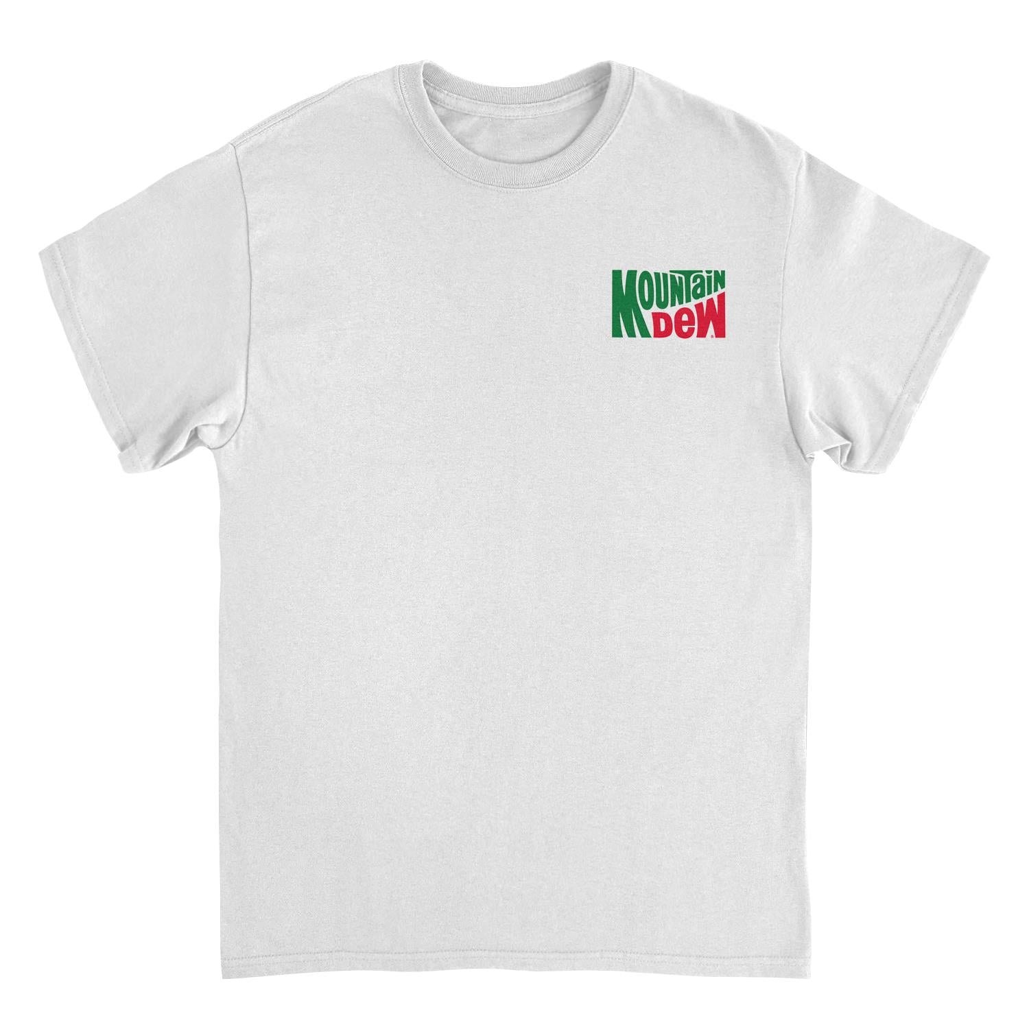 Mountain Dew Vintage Logo White T-Shirt